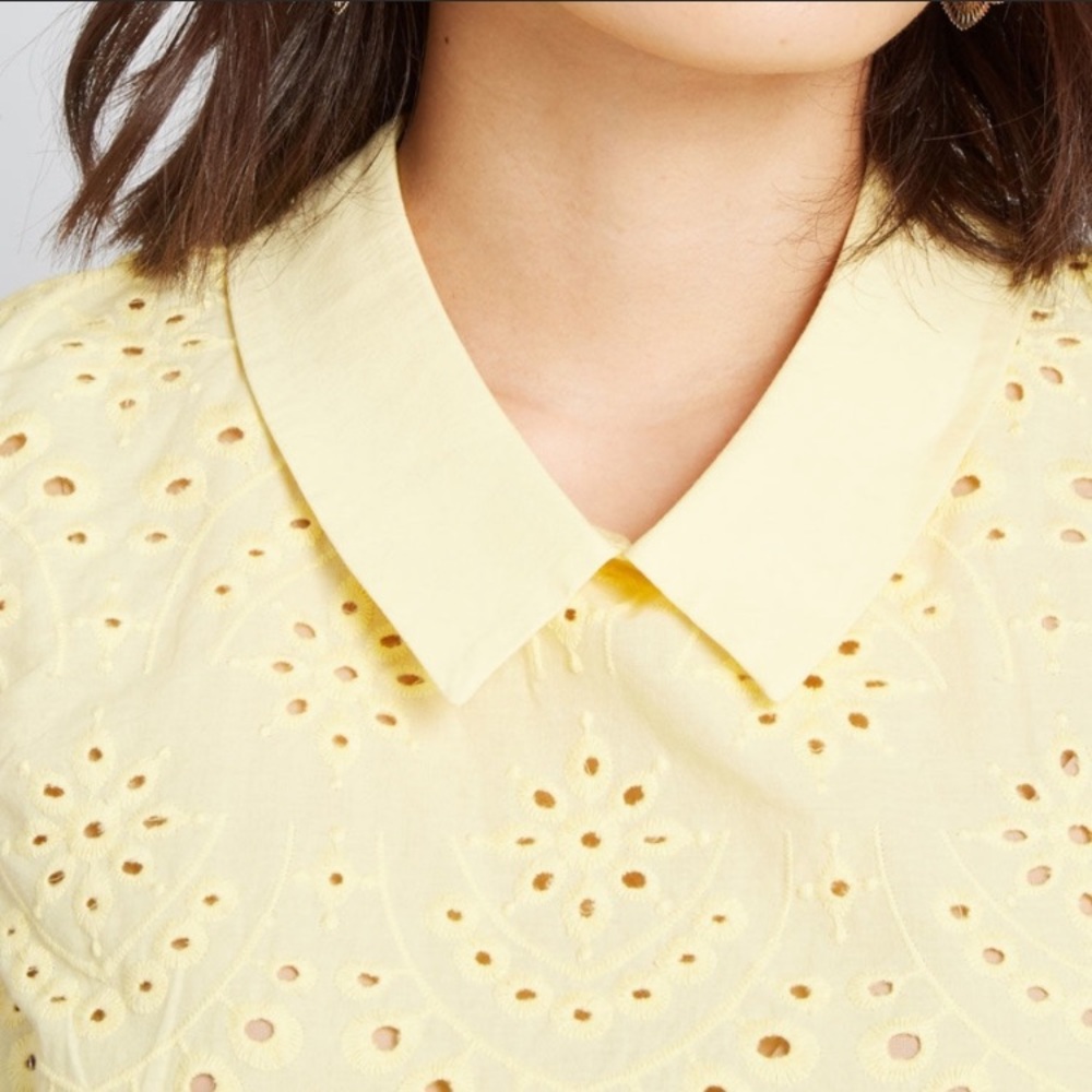 ModCloth Eyelet In The Sun Top - Picture 4 of 8